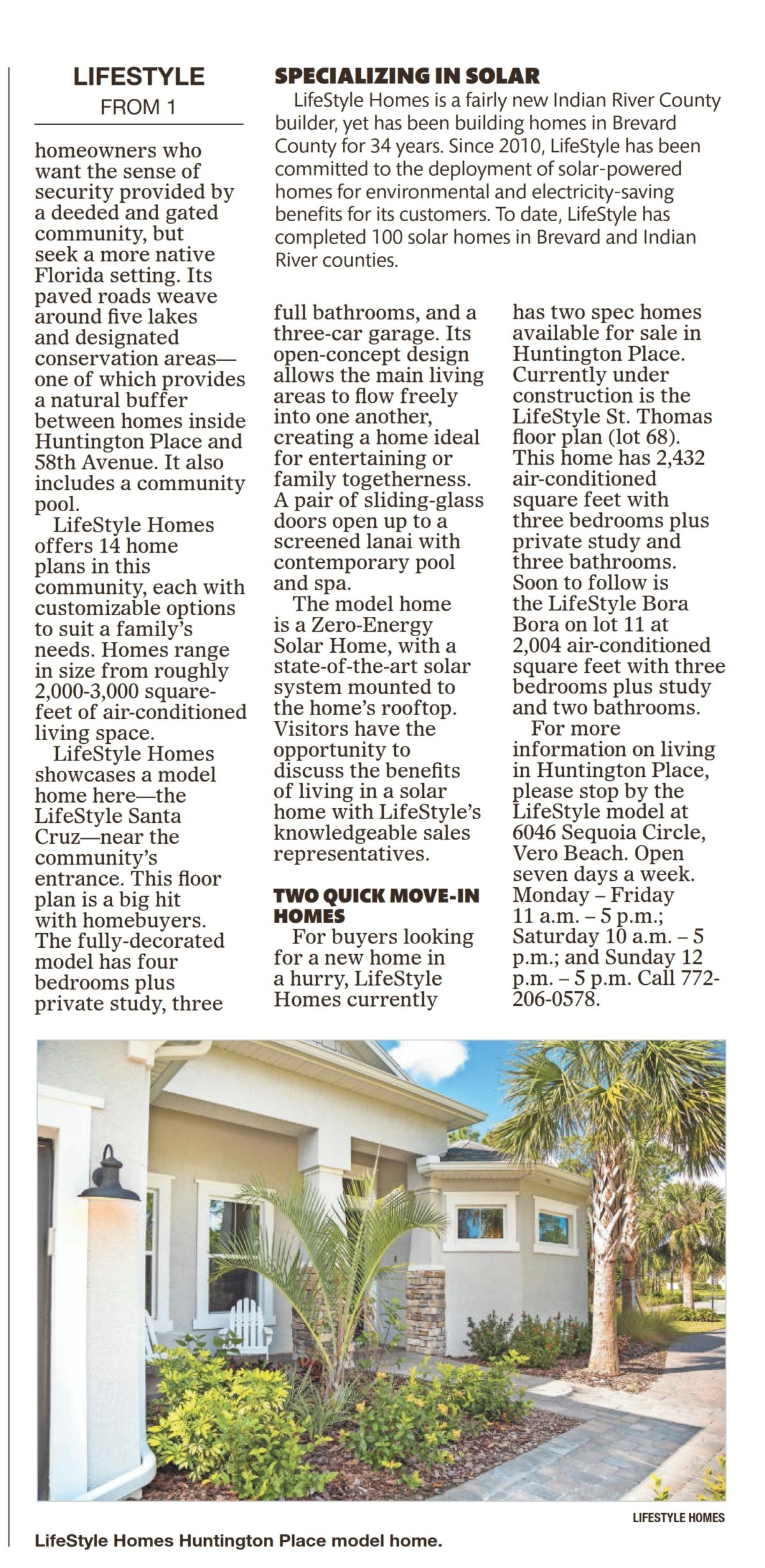 Huntington Place Exemplary Florida Living in Vero Beach Brevard and