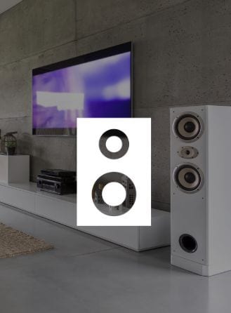 Smart-Home photo with speaker icon